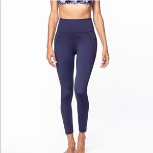 VIE ACTIVE Lili 7/8 Ink Yoga Legging Pant Small